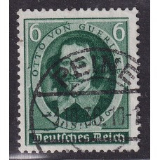 ALEMANIA 1936 ESTAMPILLA CON VARIEDAD CATALOGADA MI. 608 I ERROR 